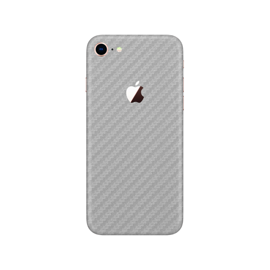 Carbon Fiber Silver Skin for iPhone 7