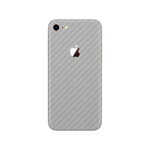 Carbon Fiber Silver Skin for iPhone 7