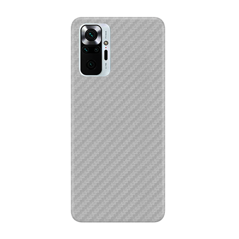 Carbon Fiber Silver Skin for Redmi Note 10 Pro