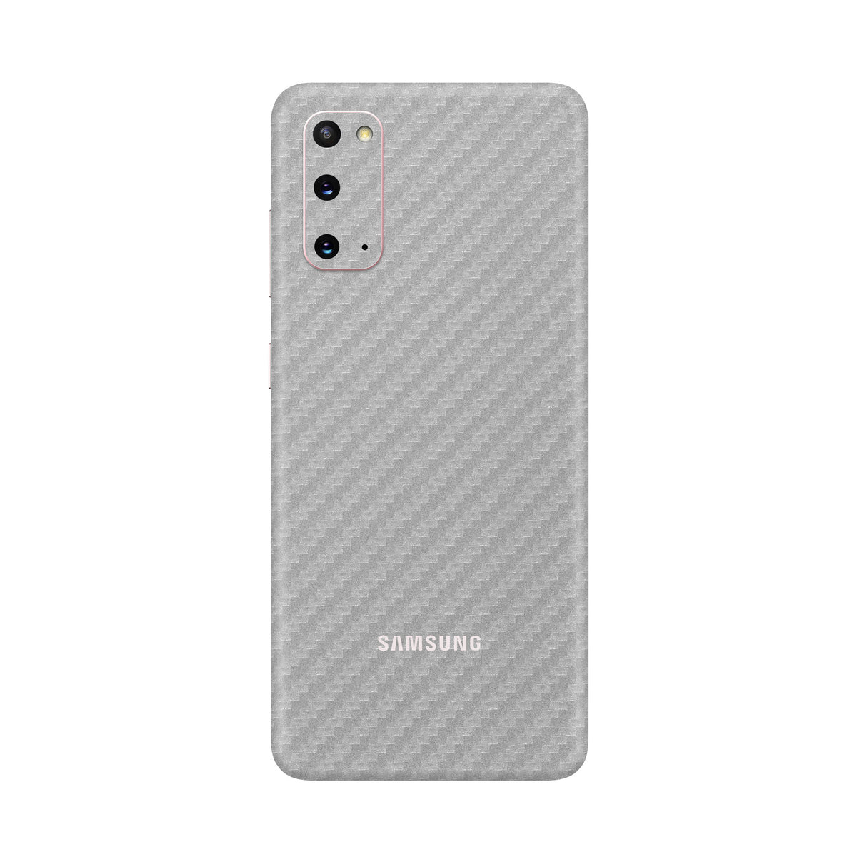 Carbon Fiber Silver Skin for Samsung S20 Plus