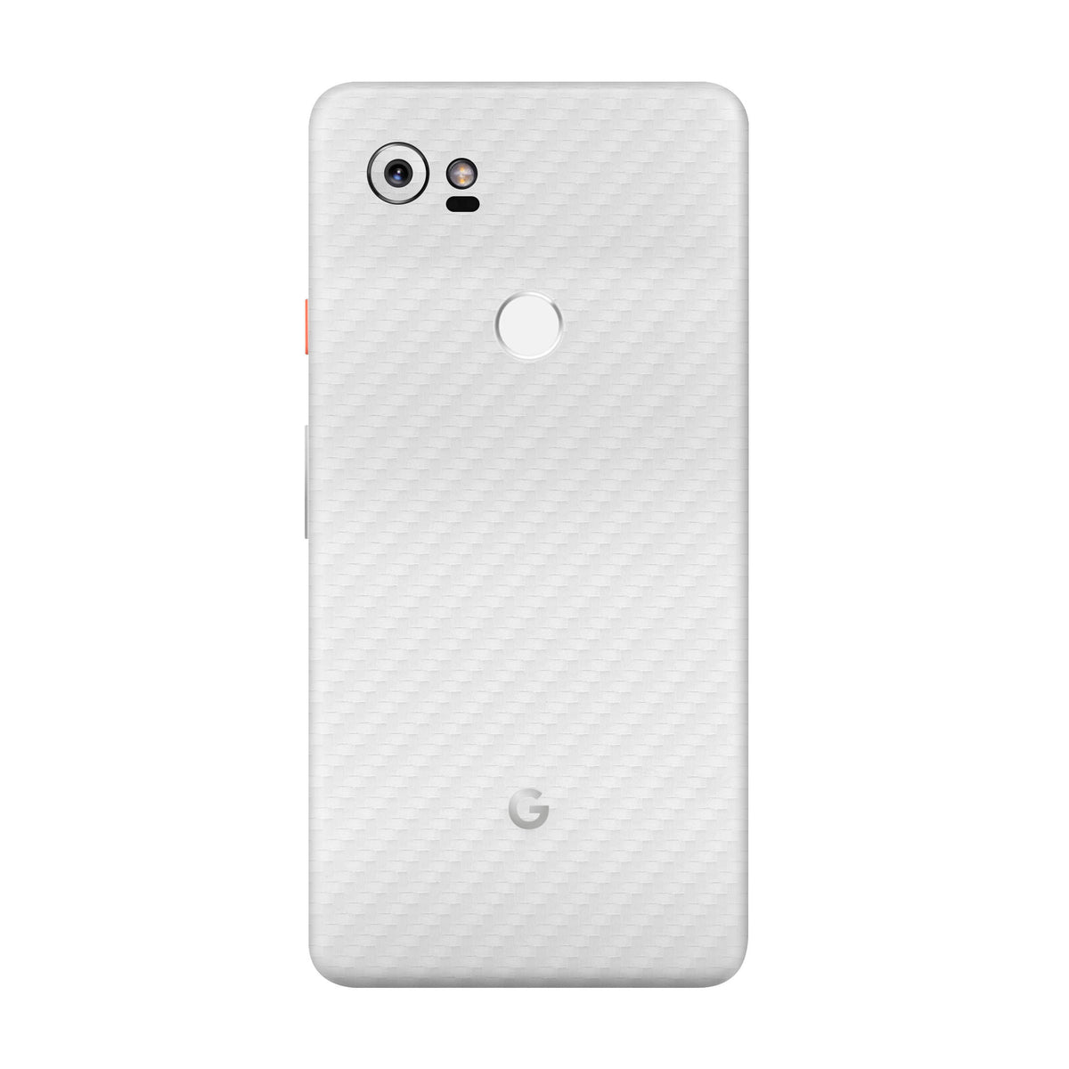 Carbon Fiber White Skin for Google Pixel 2XL