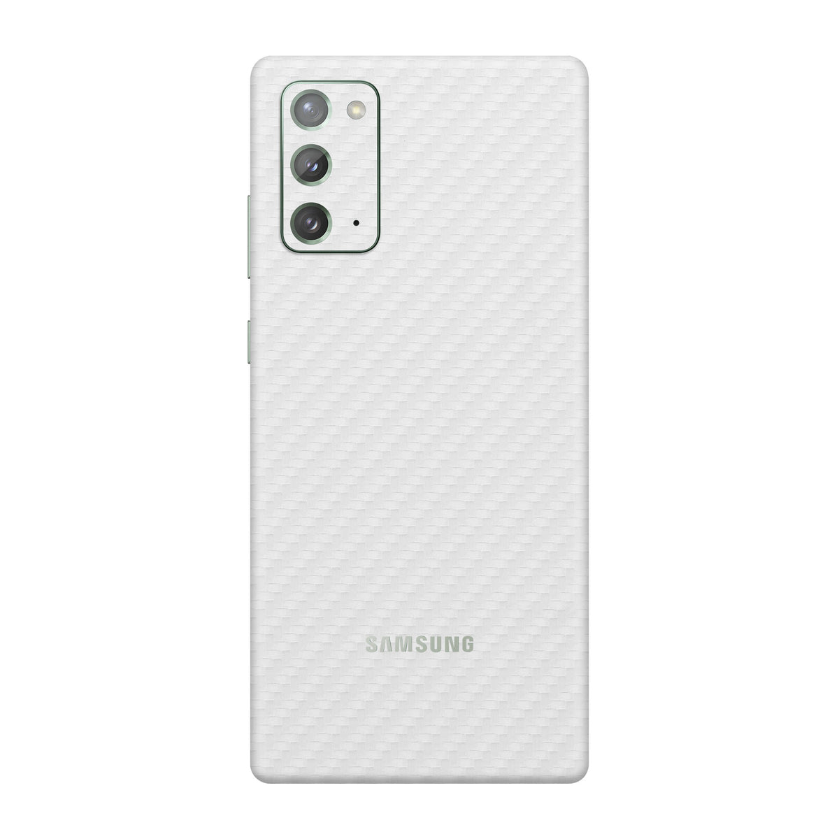 Carbon Fiber White Skin for Samsung Note 20