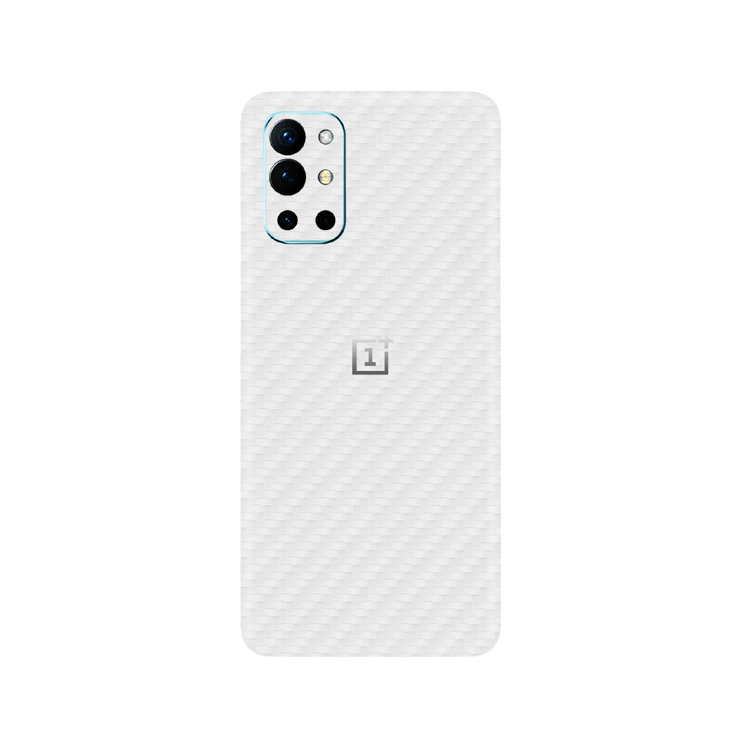 Carbon Fiber White Skin for OnePlus 9R 5G