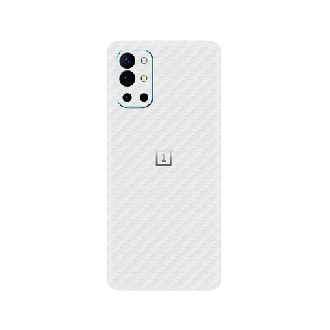 Carbon Fiber White Skin for OnePlus 9R 5G