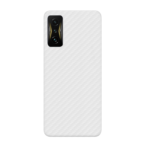 Carbon Fiber white Skin for Poco 4 GT