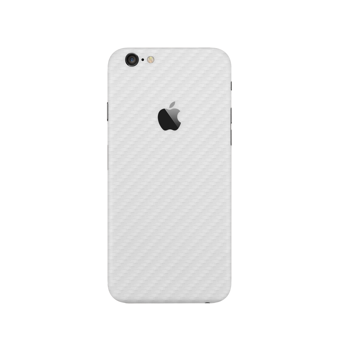 Carbon Fiber White Skin for iPhone 6/6s