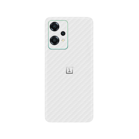 Carbon Fiber White Skin for OnePlus Nord CE 2 LITE 5G