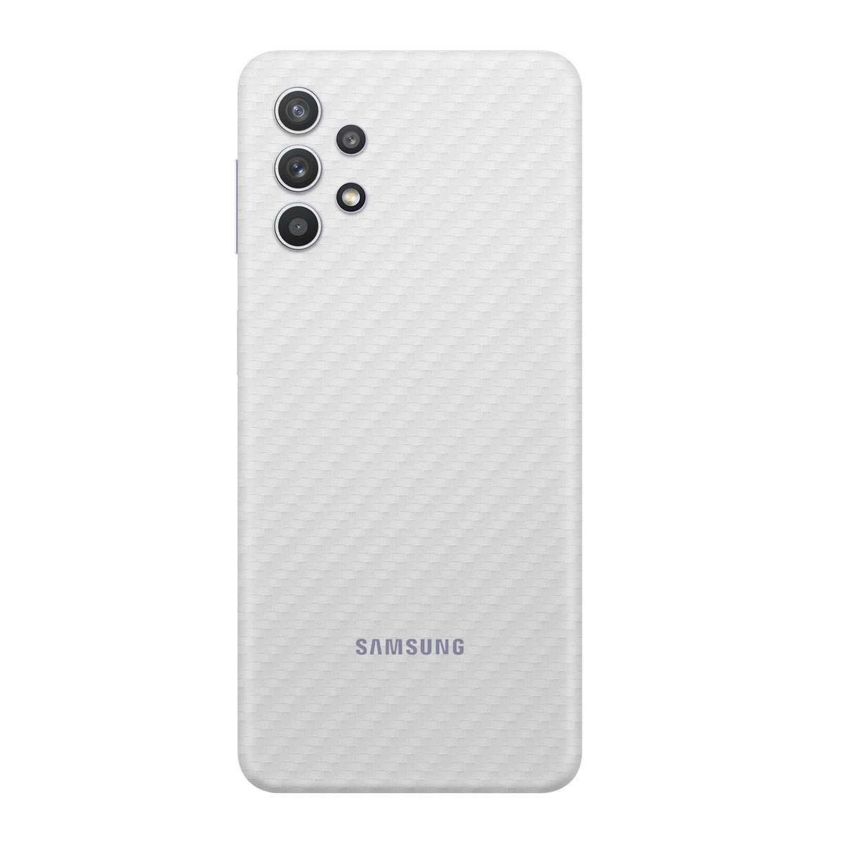 Carbon Fiber White Skin for Samsung A72