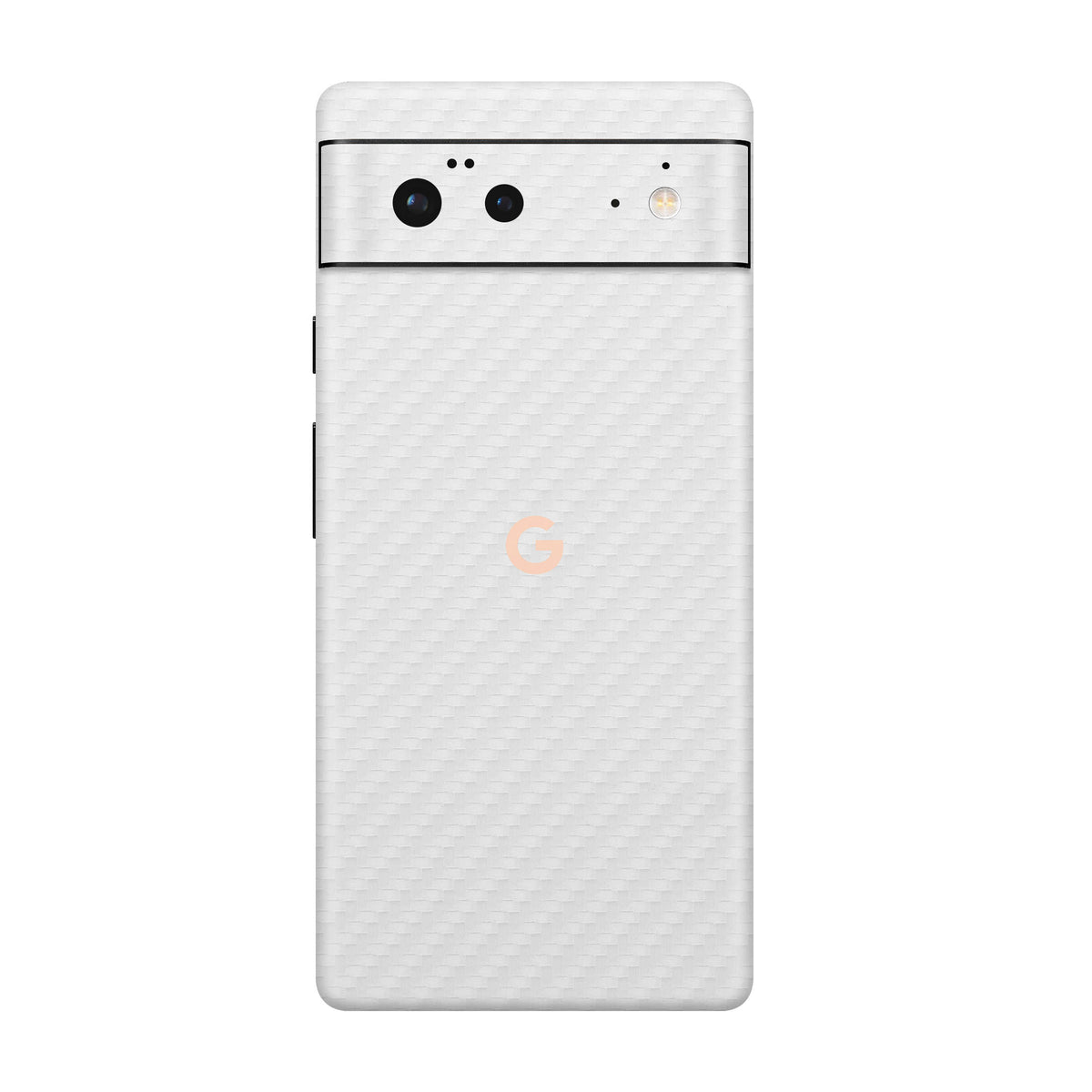 Carbon Fiber White Skin for Google Pixel 6 Pro