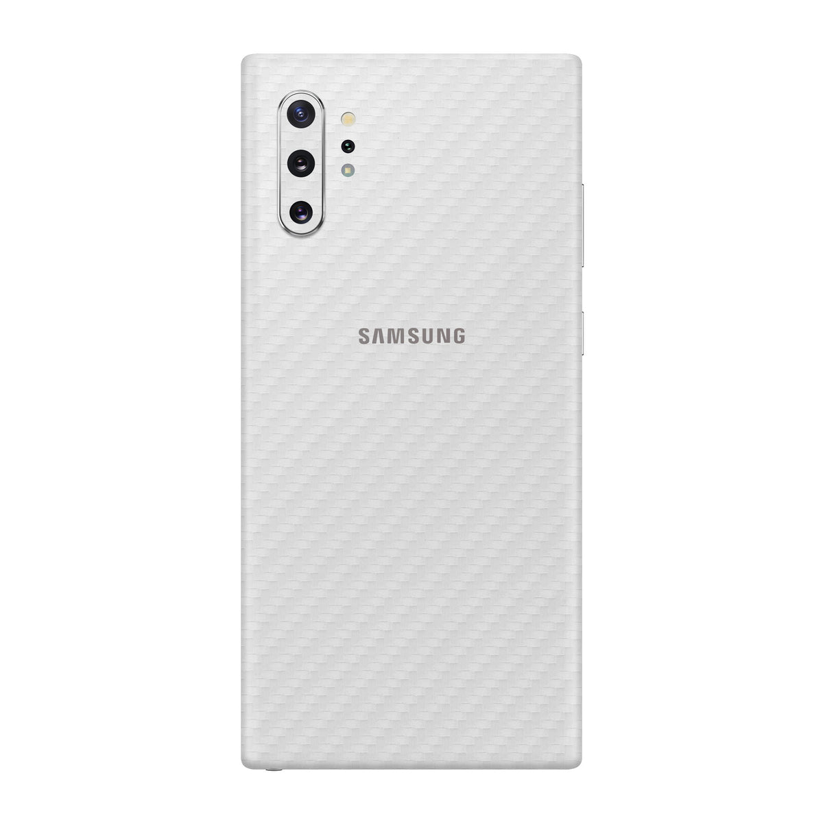 Carbon Fiber White Skin for Samsung Note 10 Plus