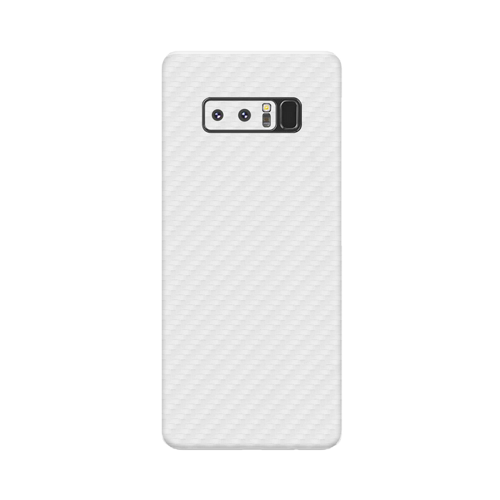 Carbon Fiber White Skin for Samsung Note 8
