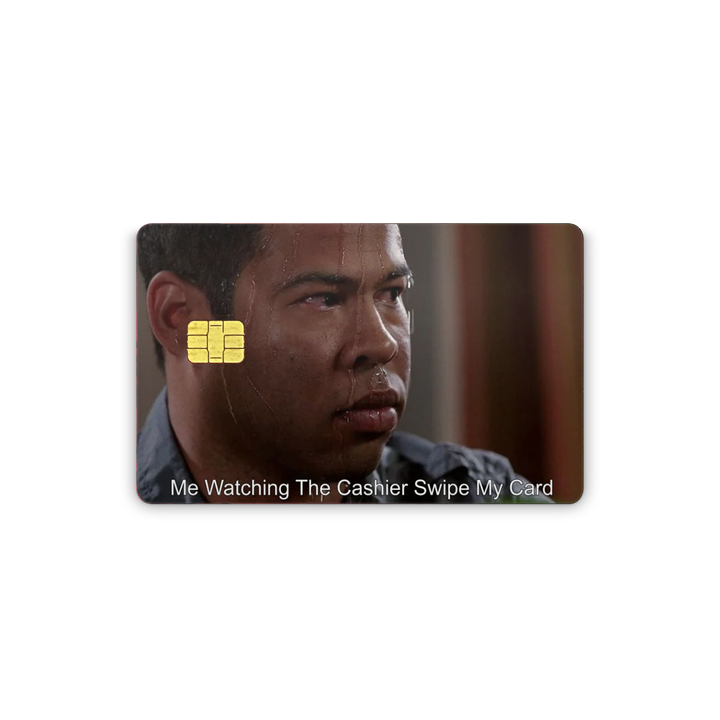 cashier swipe the card Card Skin