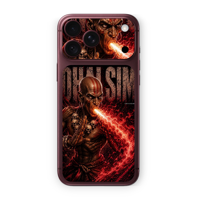 Dhalsim Fire Warrior Edition Phone Skin – Street Fighter Design