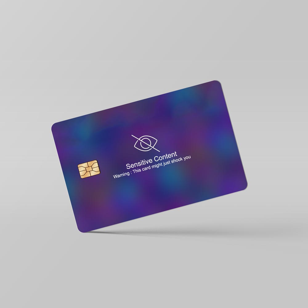 Sensitive Content - Debit & Credit Card Skin