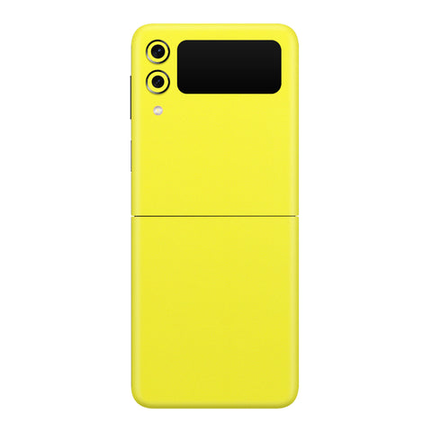 Gloss Yellow Skin for Samsung Flip 4
