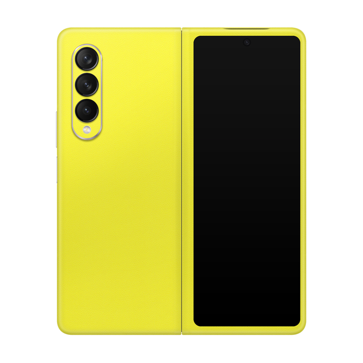 Gloss Yellow Skin for Samsung Fold 4
