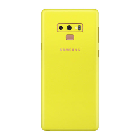 Gloss Yellow Skin for Samsung Note 9