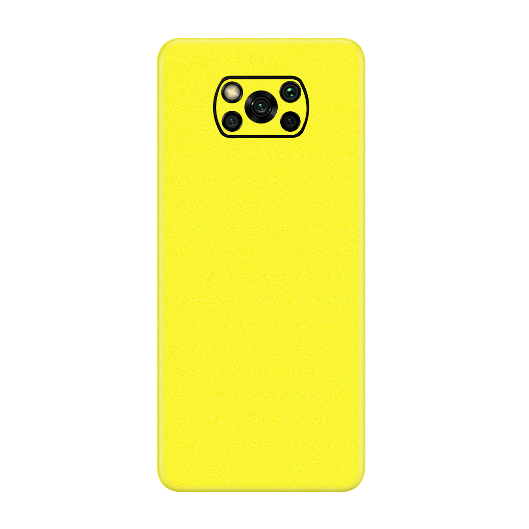 Gloss Yellow Skin for Poco X3 Pro