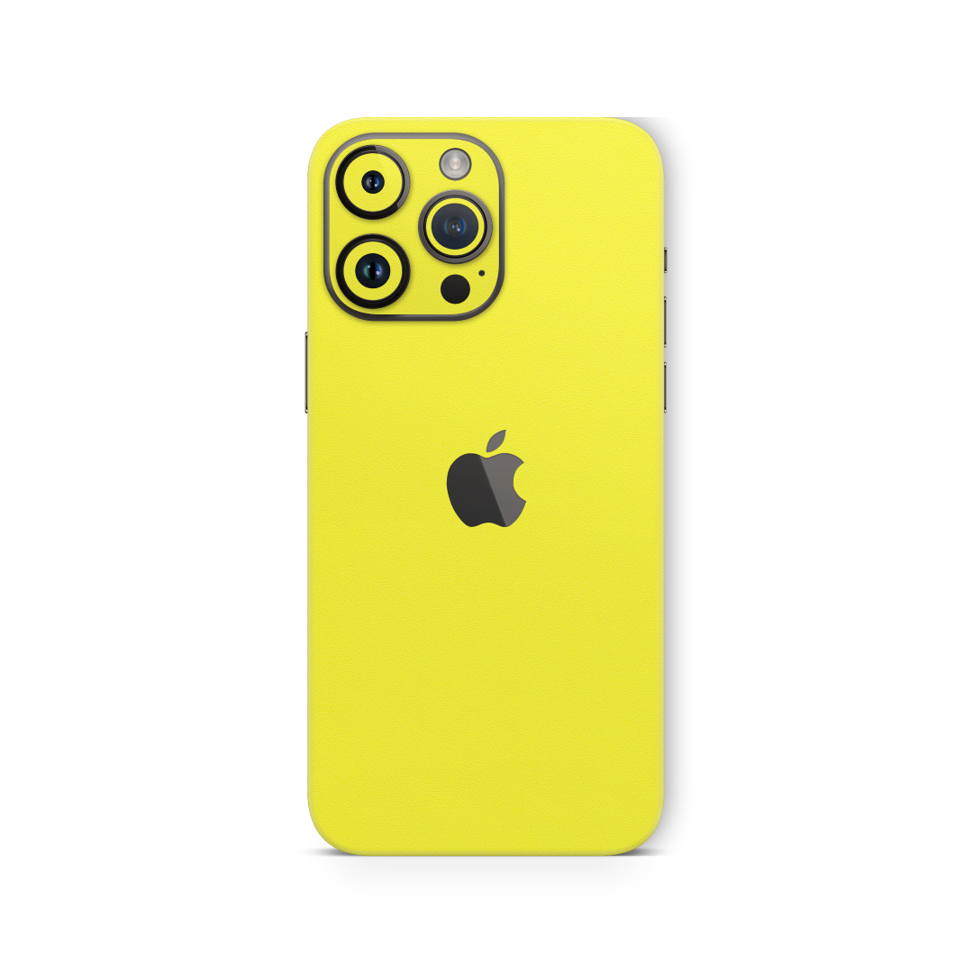 Gloss Yellow Skin for Iphone 15 Pro Max