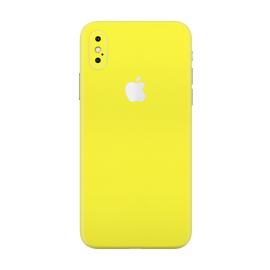 Gloss Yellow Skin for iPhone XS