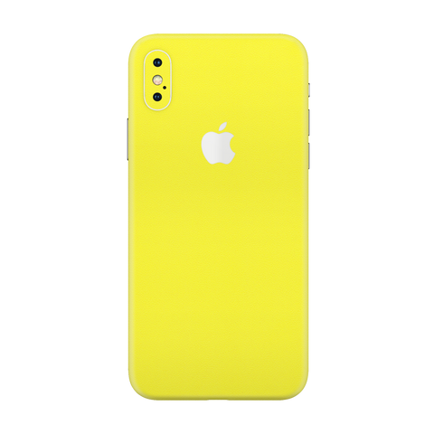 Gloss Yellow Skin for iPhone XS