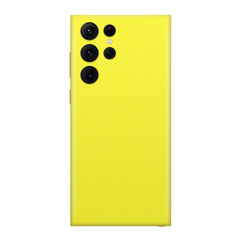 Gloss Yellow Skin for Samsung S22 Ultra