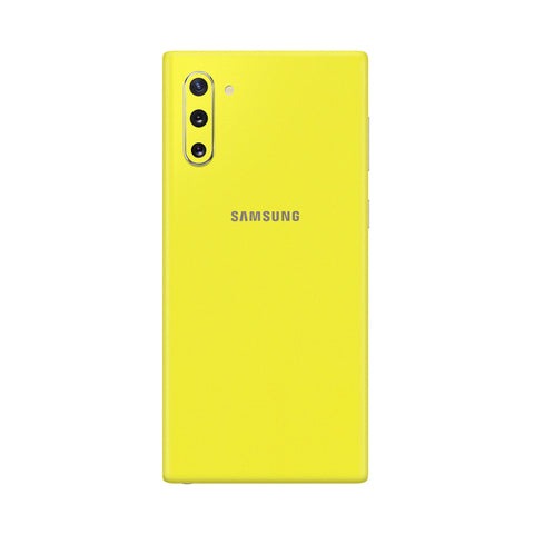 Gloss Yellow Skin for Samsung Note 10