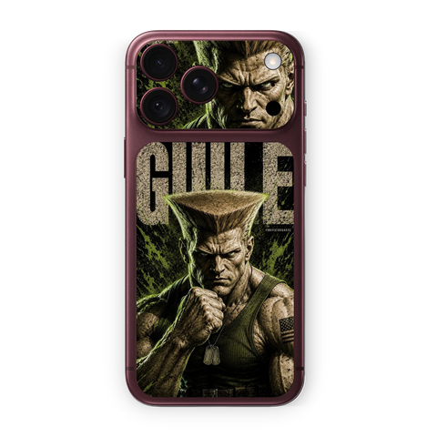 Guile Military Warrior Edition Phone Skin – Street Fighter Design