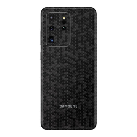 Honeycomb Black Skin for Samsung S20 Ultra