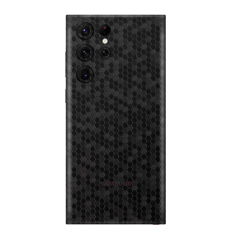 Honeycomb Black Skin for Samsung S23 Ultra