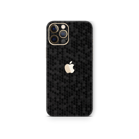 Honeycomb Black Skin for iPhone 12 Pro