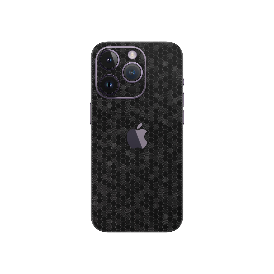 Honeycomb Black Skin for IPhone 14 Pro