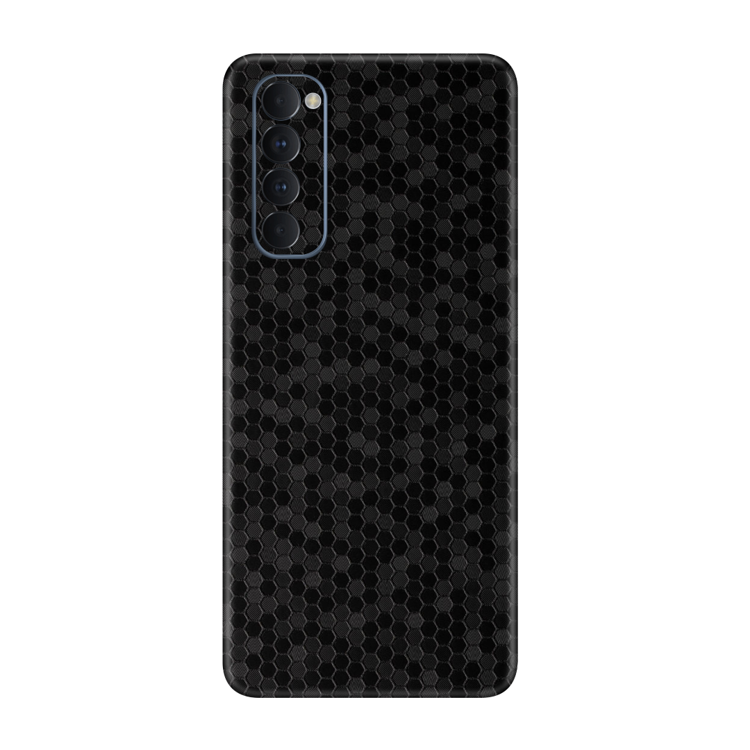 Honeycomb Black Skin for Oppo Reno 4 Pro