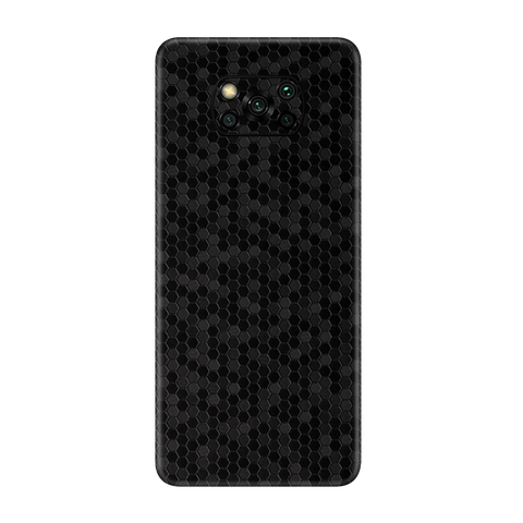 Honeycomb Black Skin for Poco X3