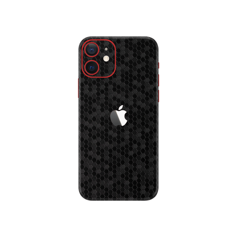 Honeycomb Black Skin for iPhone 12