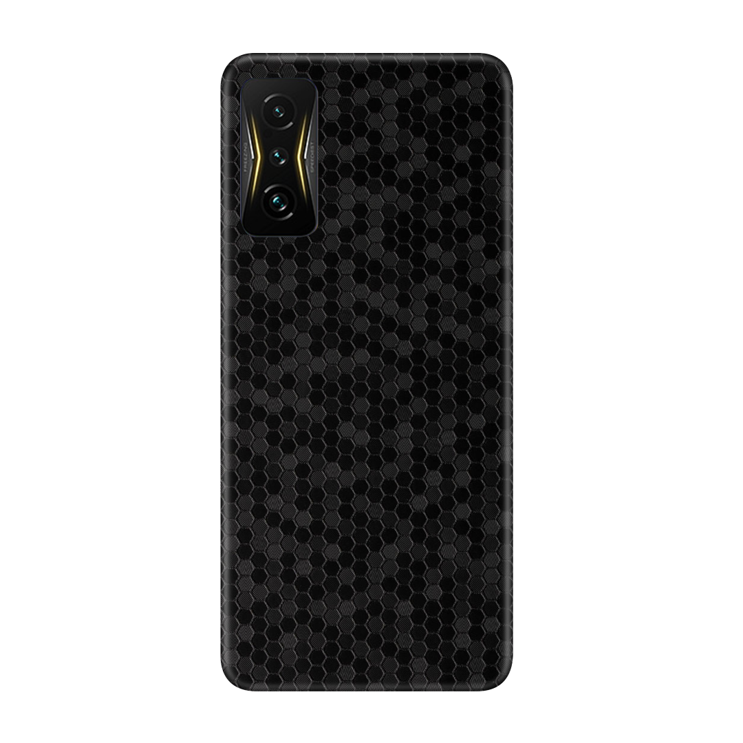 Honeycomb Black Skin for Poco 4 GT