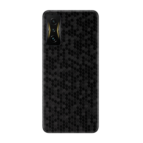 Honeycomb Black Skin for Poco 4 GT