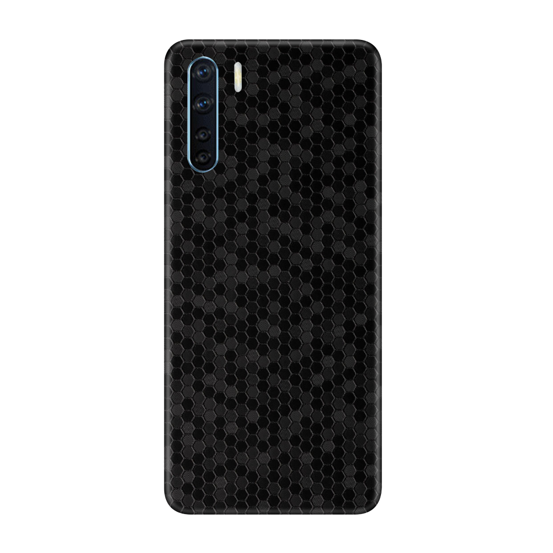 Honeycomb Black Skin for Oppo F15