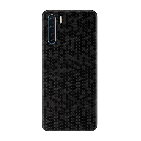 Honeycomb Black Skin for Oppo F15