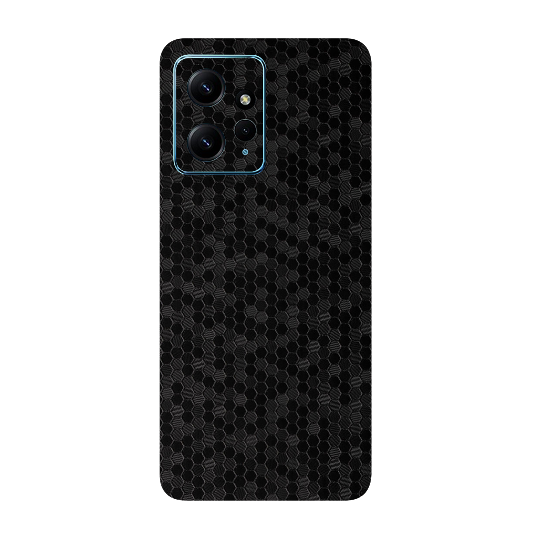 Honeycomb Black Skin for Redmi 12 4g
