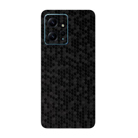 Honeycomb Black Skin for Redmi 12 4g