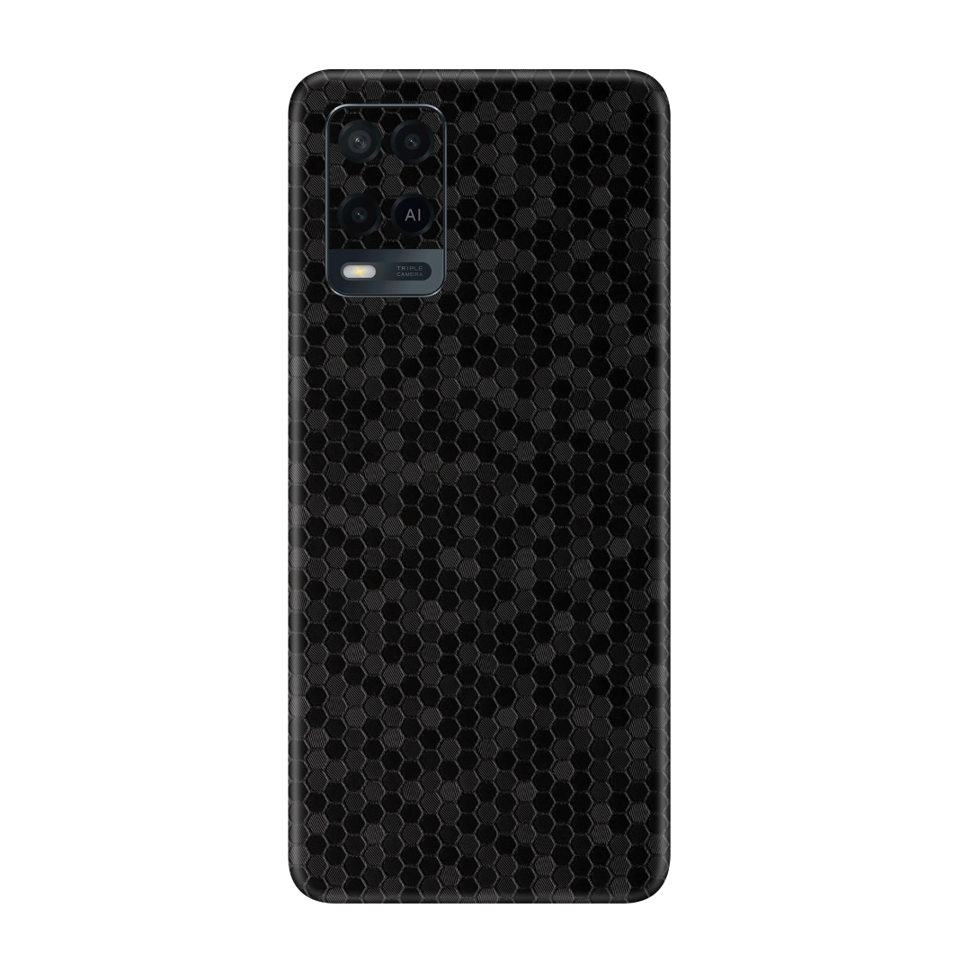 Honeycomb Black Skin for Oppo A54