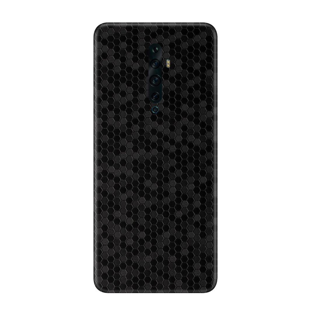 Honeycomb Black Skin for Oppo Reno 2f