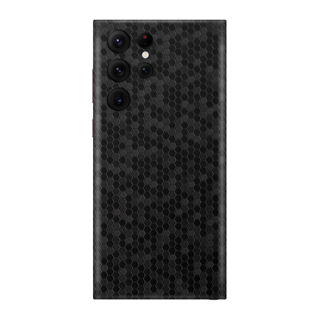 Honeycomb Black Skin for Samsung S22 Ultra