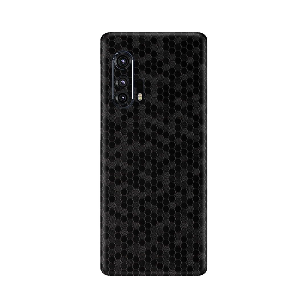 Honeycomb Black Skin for Motorola Edge Plus