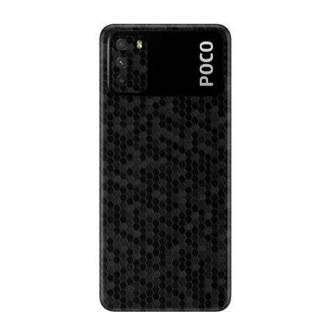 Honeycomb Black Skin for Poco M3