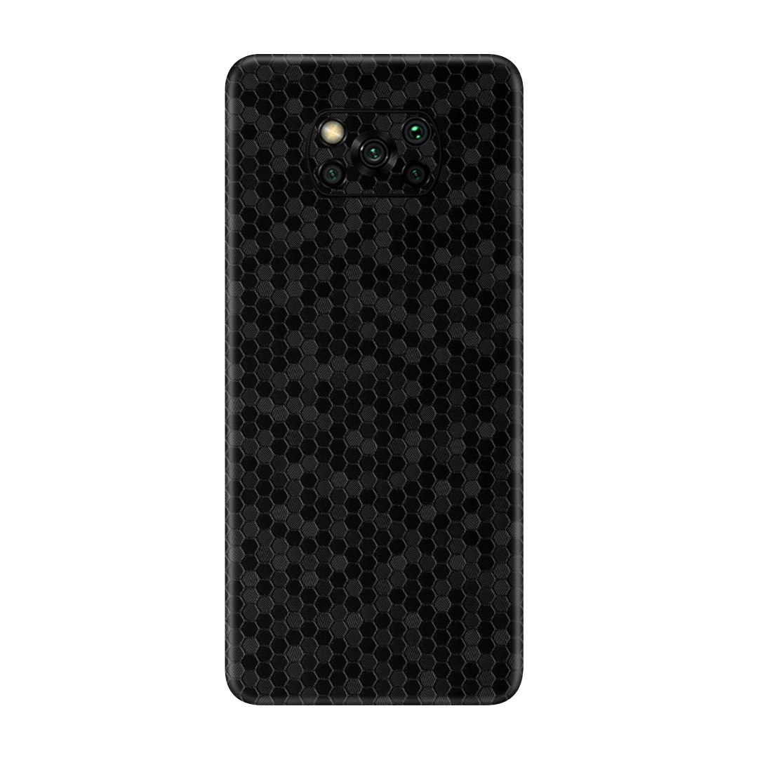 Honeycomb Black Skin for Poco X3 Pro