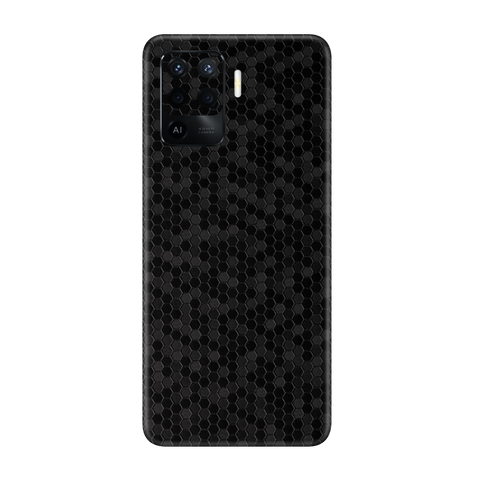 Honeycomb Black Skin for Oppo F19 Pro