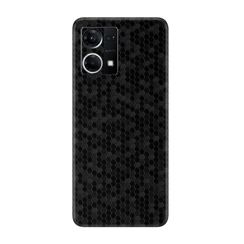 Honeycomb Black Skin for Oppo F21 Pro 4G