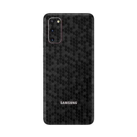 Honeycomb Black Skin for Samsung S20 Plus